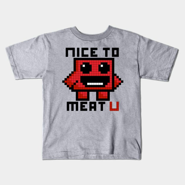 Nice to Meat U Kids T-Shirt by Elendow